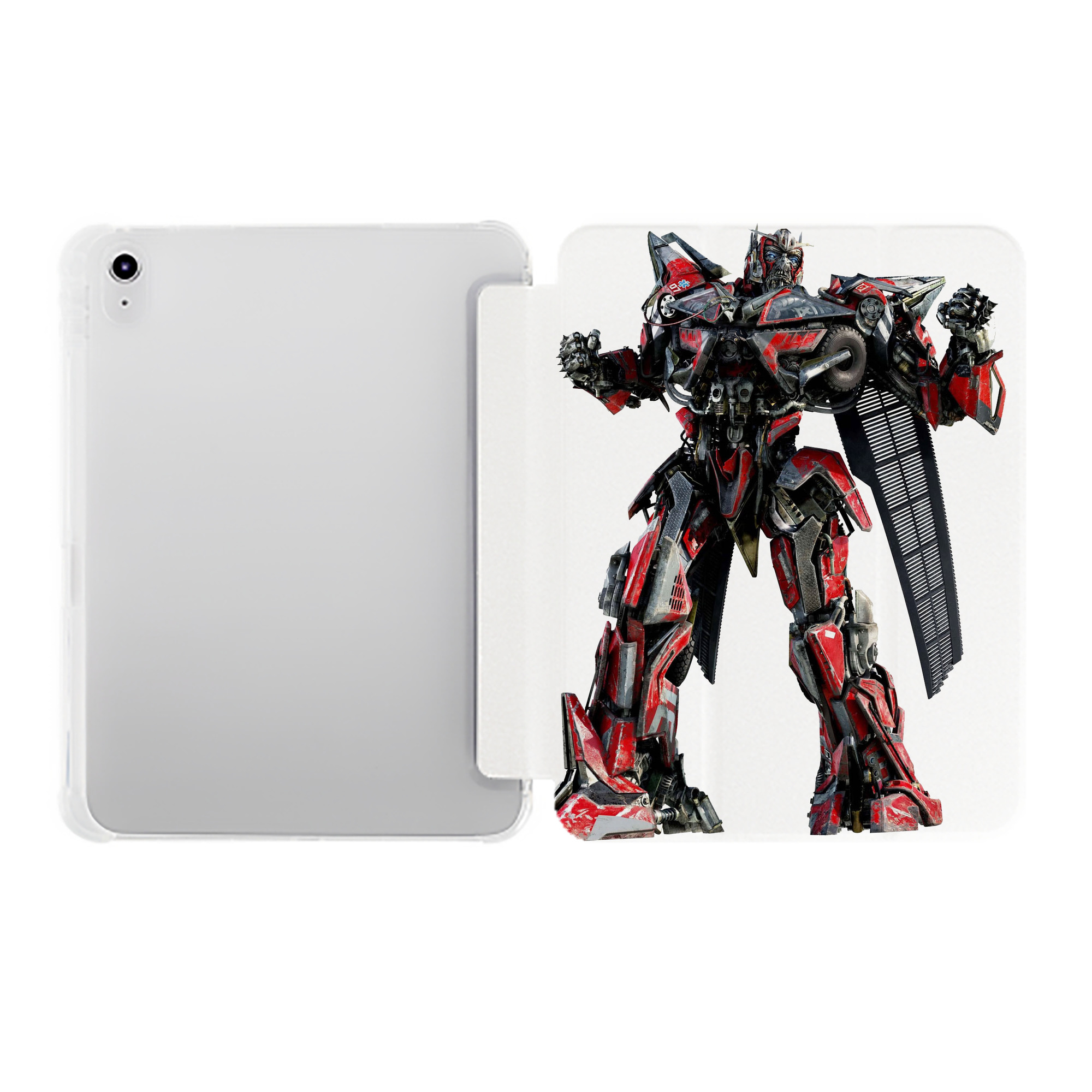 （画像用）  IPad ケース ペン収納付き 三つ折りスタンド PUレザー×シリコン 対応機種9.5/10.5/10.9インチ